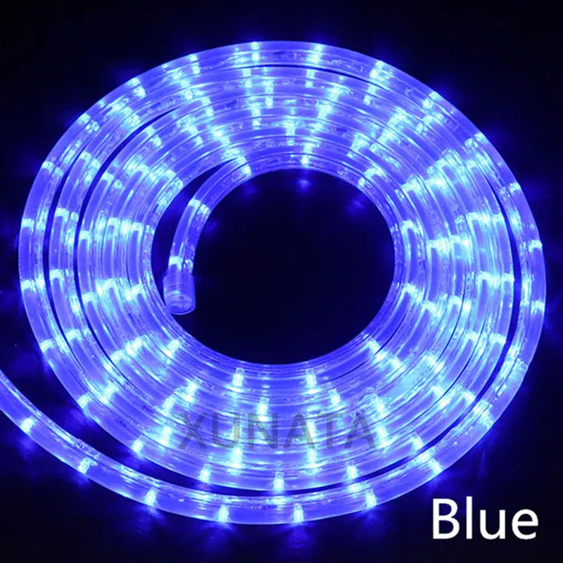 220V LED Strip IP67 Waterproof Neon Sign LED Light Christmas Party Decoration Outdoor Rainbow Tube Rope Light