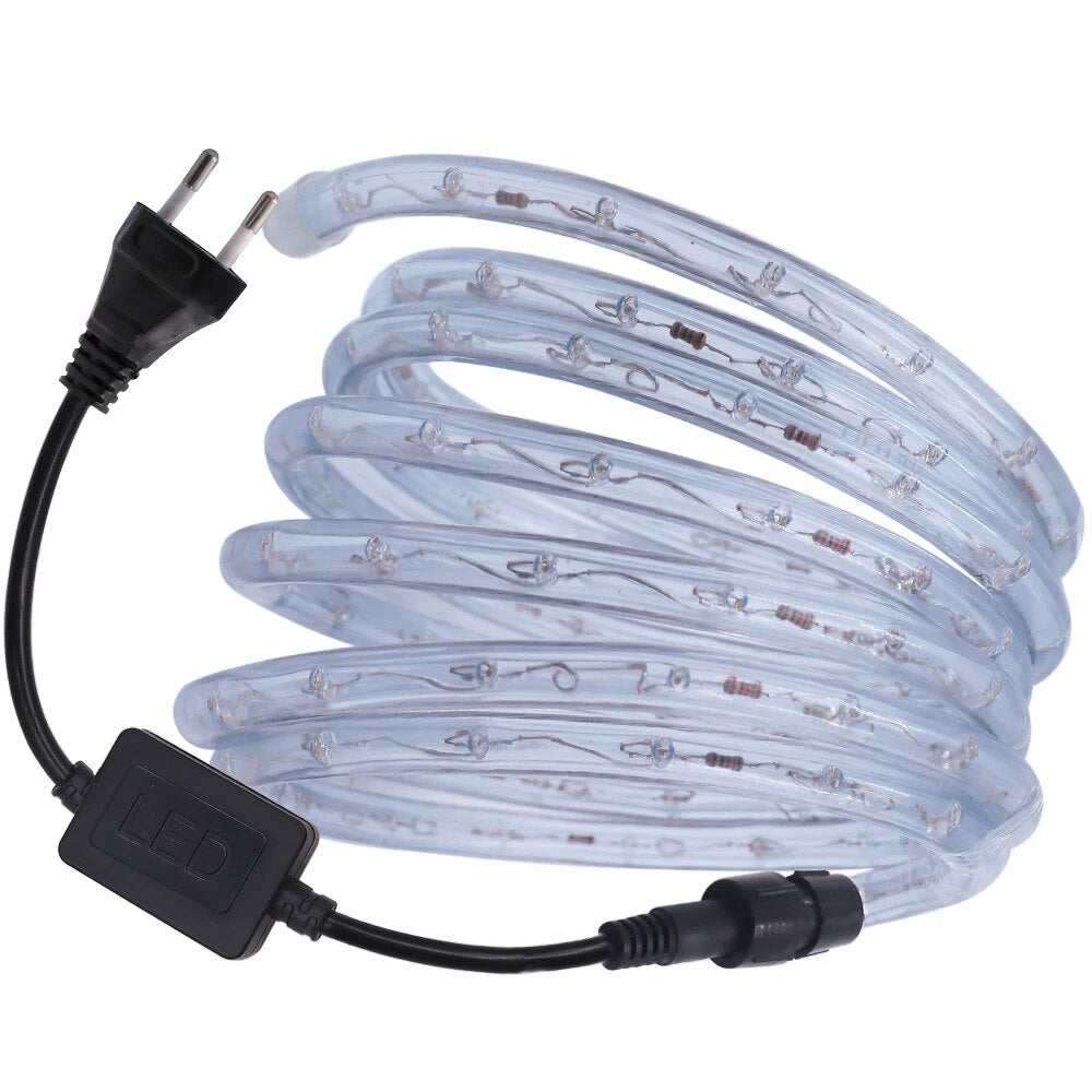 220V LED Strip IP67 Waterproof Neon Sign LED Light Christmas Party Decoration Outdoor Rainbow Tube Rope Light