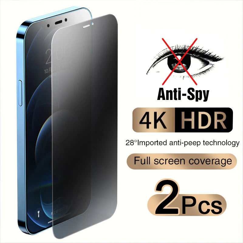 Full Cover Anti-Spy Screen Protector for Iphone 11 12 13 PRO MAX Privacy Glass for Iphone 14 Pro 8 plus XS Max XR Tempered Glass