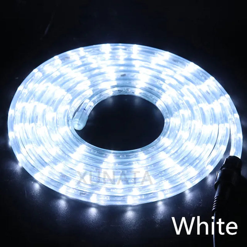 220V LED Strip IP67 Waterproof Neon Sign LED Light Christmas Party Decoration Outdoor Rainbow Tube Rope Light